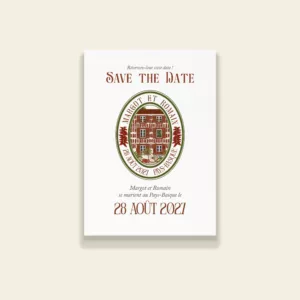 Save the Date de mariage Pays-Basque - Maison Célestine