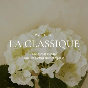 Papeterie de Mariage Offre La Classique