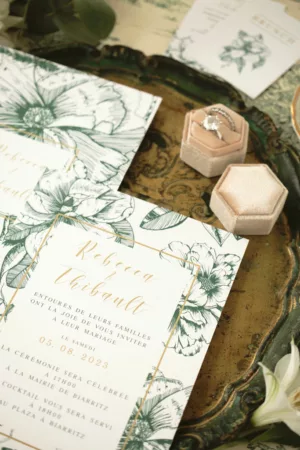 Faire-part de mariage Vintage Bloom