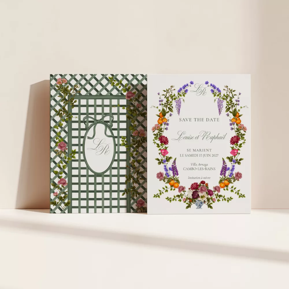 Save the Date Sérénade Botanique - Maison Célestine