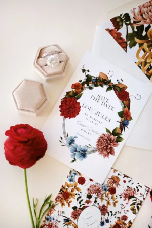 Save the Date mariage automnal – Collection Songes d’Automne, Maison Célestine