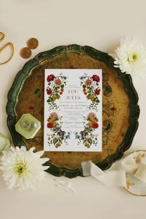 FAIRE-PART DE MARIAGE SONGES D'AUTOMNE – Image 4