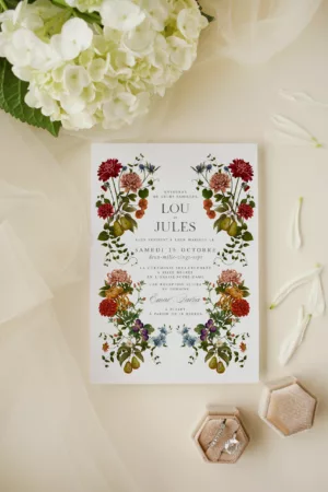 FAIRE-PART DE MARIAGE SONGES D'AUTOMNE – Image 6