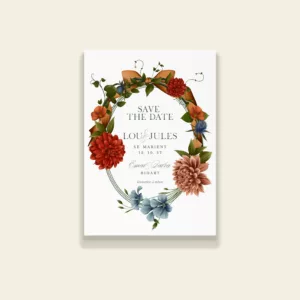 Save the Date mariage automnal – Collection Songes d’Automne, Maison Célestine