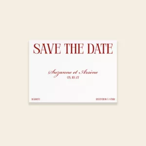 Save the Date Moderne - Collection Anthurium - Maison Célestine