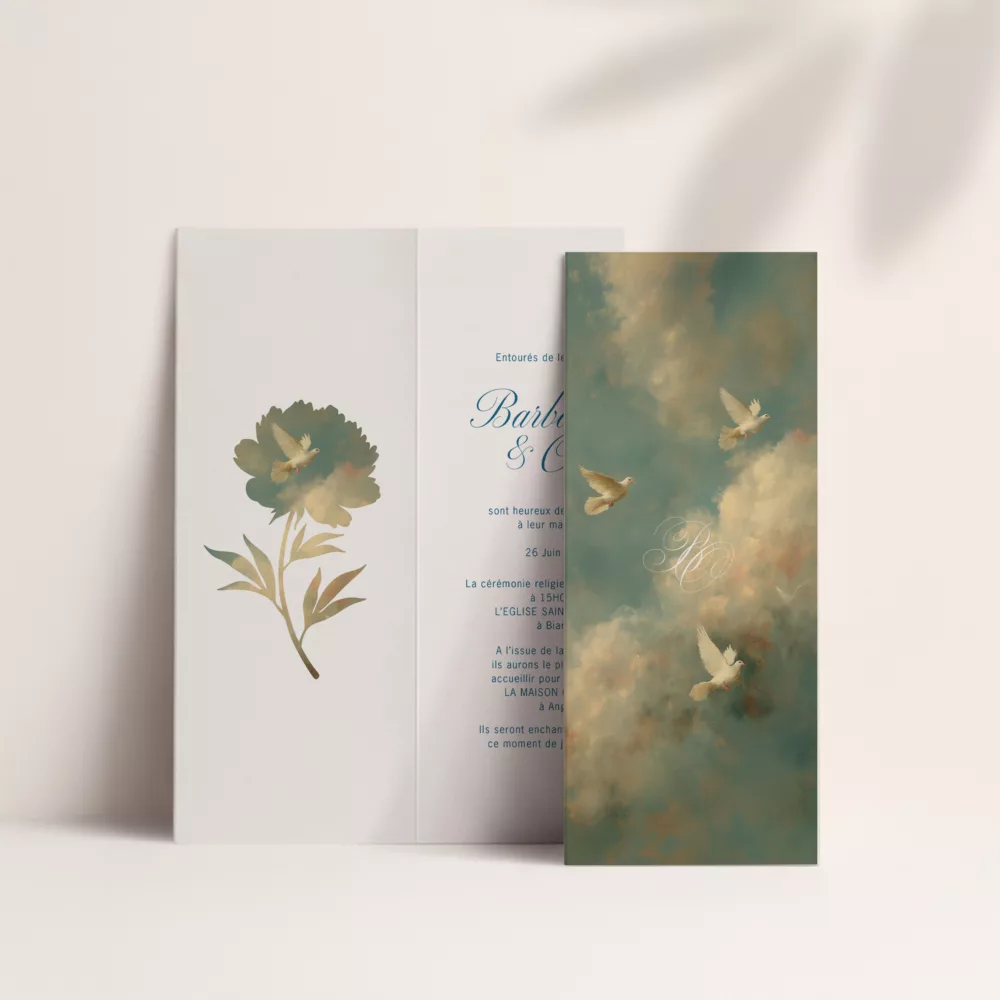 Faire-part de mariage Sixtine - Maison Célestine
