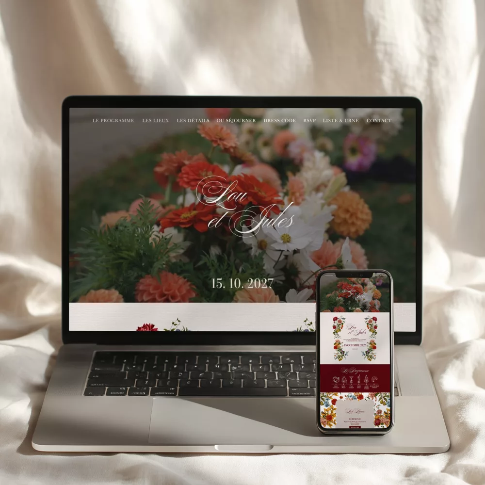 faire-part digital automne