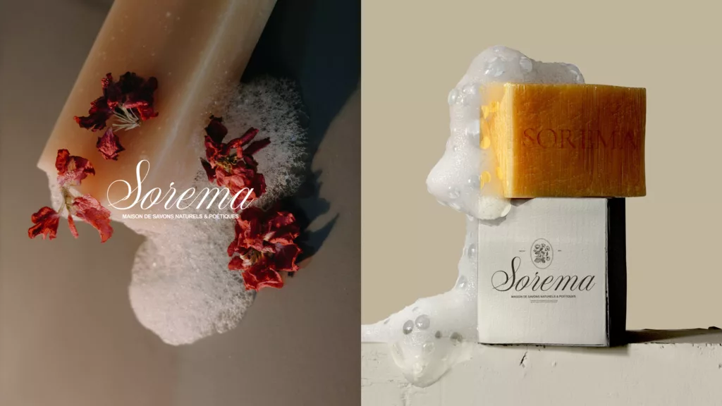 identité visuelle marque de savons