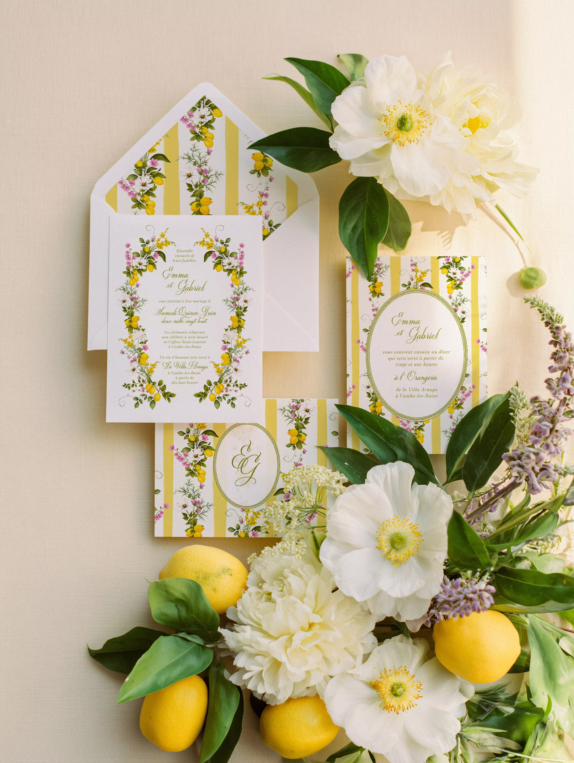 Faire-part de mariage italie Dolce Vita - Maison Célestine